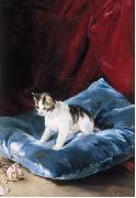 Francisco Domingo Marques Cat painting